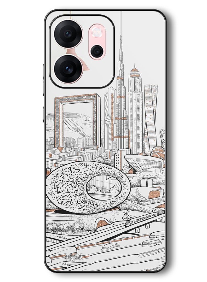 Theodor Case Compatible with Oppo Reno 14 F 6.57 Inch Protection Shockproof Bumper Cover I'm original - Image 1