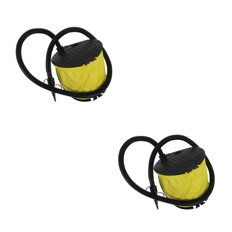 🏋️ مضخة هواء قدم قابلة للنفخ للسفر والنوم واليوجا والبالونات والفراش الهوائي - Image 1