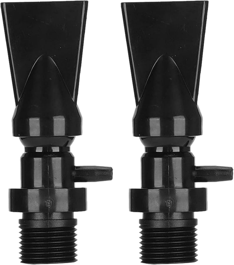 قطعتان من فوهة منقار البط محول دوار 360 درجة مضخة هواء حوض السمك أنبوب مخرج مع منفذ تهوية - Image 5