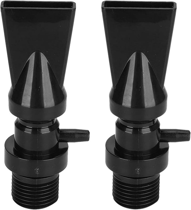 قطعتان من فوهة منقار البط محول دوار 360 درجة مضخة هواء حوض السمك أنبوب مخرج مع منفذ تهوية - Image 3