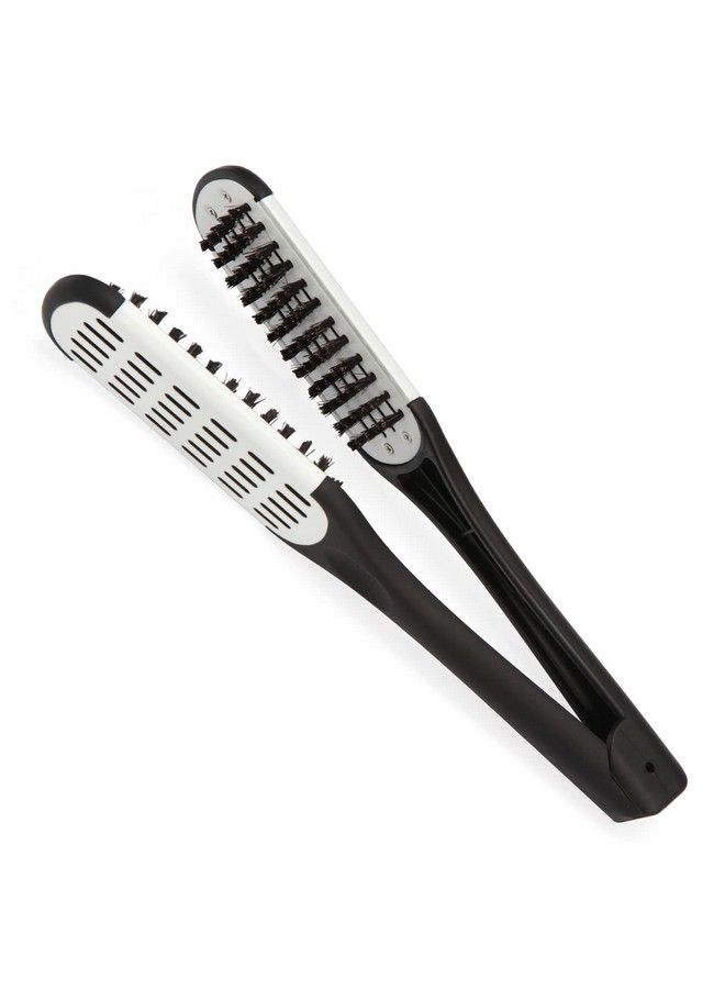 Scarlet Line فرشاة فرد الشعر الحرارية الاحترافية مع شعيرات بور للرجال والنساء - أسود وأبيض - Image 2