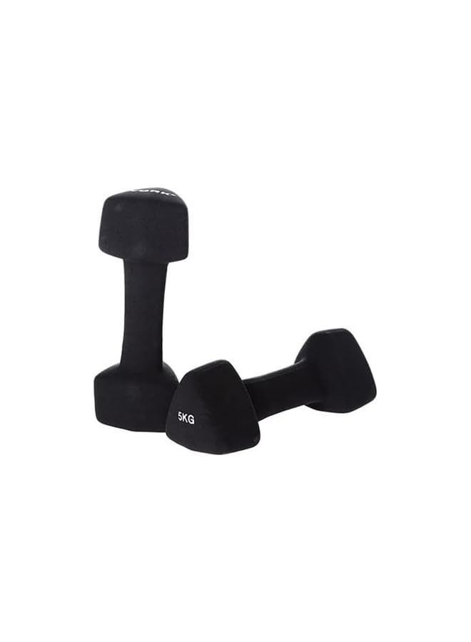 YORK 60490 5 kg Fitness Triangle Neoprene Dumbbell