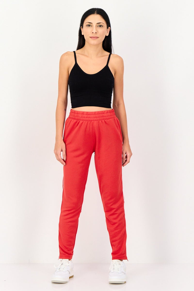 UNDER ARMOUR Women Loose Fit Outdoor Sweatpants, Red - Image 4