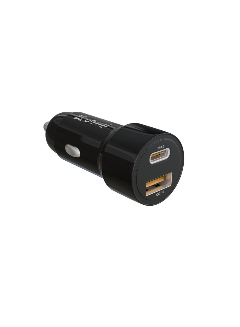 Lionx USB-C Car Charger, 48W 2-Port Type-C Car Adapter,Made in saudi Arabia,iPhone 17/16 /15/14 Series, Samsung Galaxy S23/S22/S21 Series, iPad Pro, AirPods, Huawei and More Black - Image 3