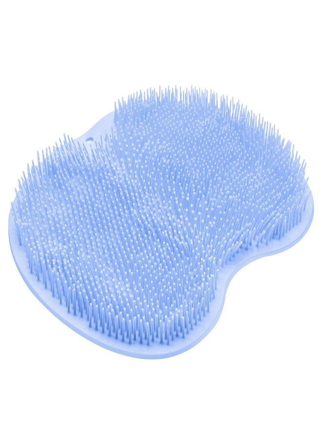 MB2P Silicone Foot Scrubber Mat for Shower – Large 30x23cm Non-Slip Massage Mat with Soft Bristles, Exfoliating Foot Cleaner for Bathroom, Improves Circulation & Relaxation – Easy to Use & Clean 2 PCS - Image 1