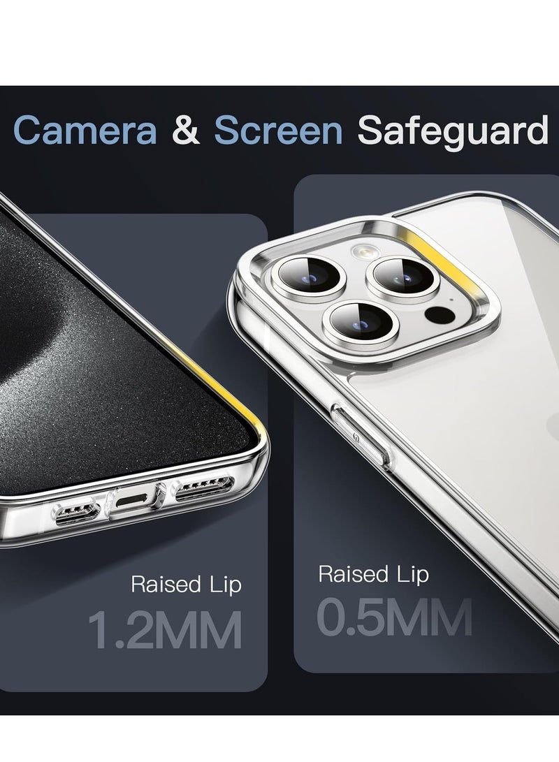 BORTONY iPhone 16 Pro Case Clear Soft TPU Drop Protection Sim iPhone 16 Pro Cover Anti Scratch Protective Phone Case for iPhone 16 Pro 6.3 inch - Image 3