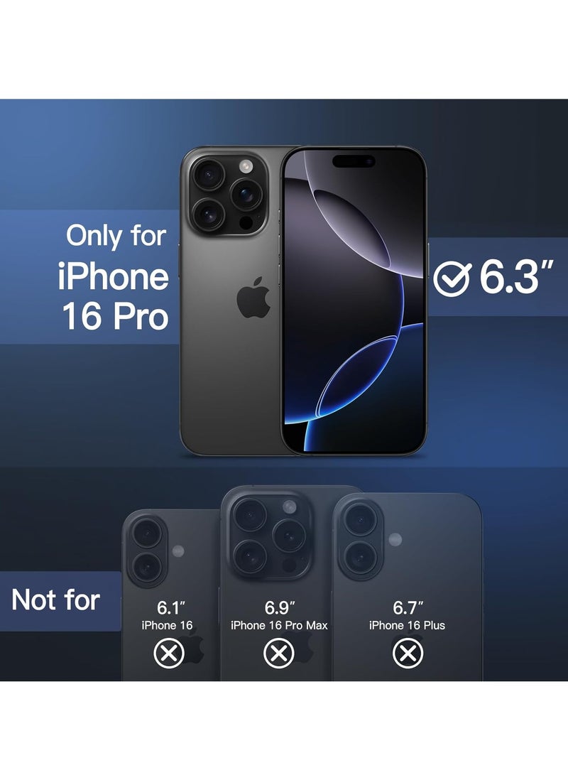 BORTONY iPhone 16 Pro Case Clear Soft TPU Drop Protection Sim iPhone 16 Pro Cover Anti Scratch Protective Phone Case for iPhone 16 Pro 6.3 inch - Image 2