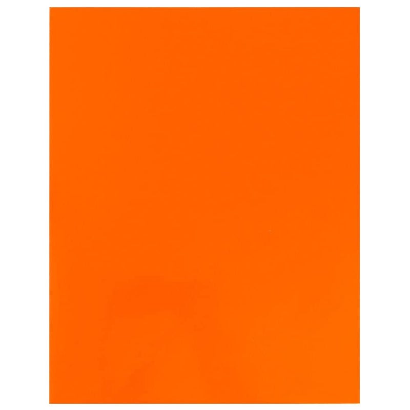 JAM PAPER Laminated Two Pocket Glossy School Folders - Letter Size - High Gloss Orange - 6/Pack - Image 5