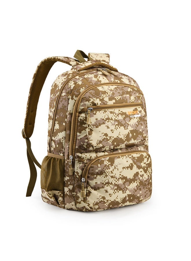 Backpack for college and high school students, camouflage schoolbag for middle school students, fashionable backpack for college students, trendy backpack for both men and women - Image 1