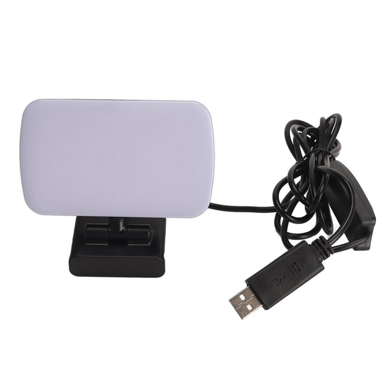Webcam Light USB 3 Light Colors 10 Dimming Modes Flexible Rotatable Mini Video Light for Laptop Meeting Education - Image 2