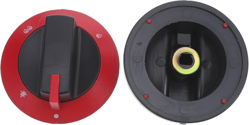 Stove Burner Knob Replacement, Gas Stove Knob Accessory for Kitchen Cooker Control, Cooktop Insert Control Rotary Button for Gas Range, 8mm Shaft Hole - Image 1