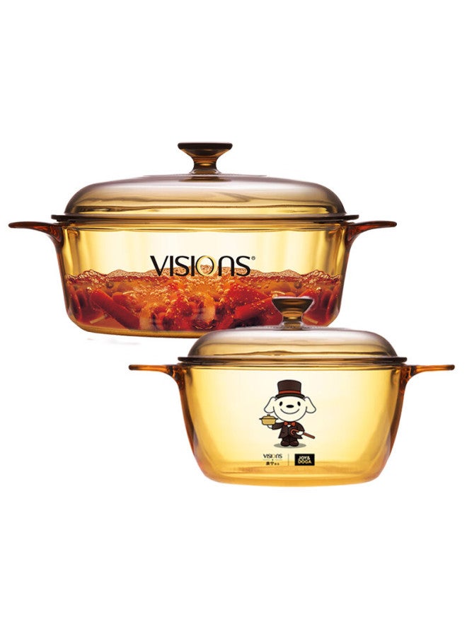 Visions Crystal Clear Transparent Pot, 3.5l Deep Soup Pot, Stew Pot, Heat-resistant, Suitable For Open Flame, Can Boil Chinese Herbal Medicine, Gift Box Packaging - Image 5