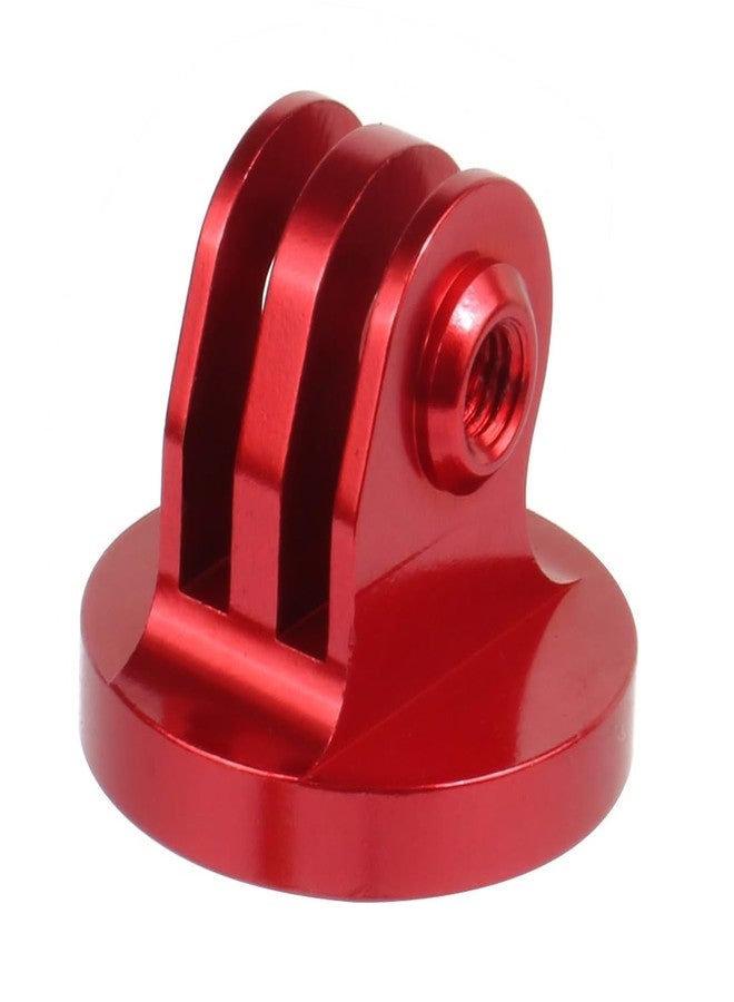GetZget® Aluminum Screw Tripod Mount Adapter Compatible with Gopro Hero, insta360, DJI Osmo Action Camera Accessories (Red) - Image 2