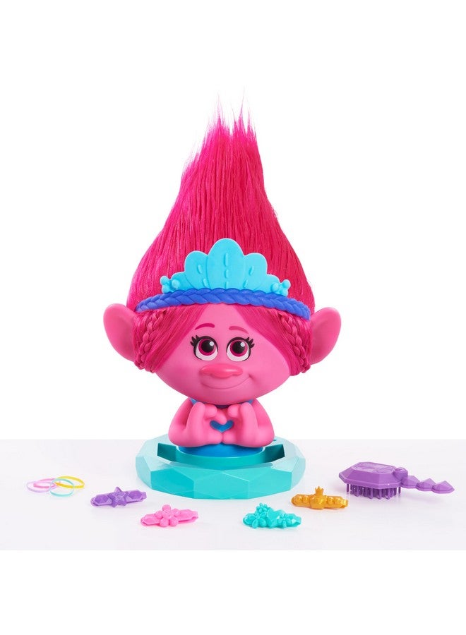 Trolls Dreamworks Trolls Band Together Poppy Styling Head 11Pieces Pink Kids Toys For Ages 3 Up By Just Play - Image 3