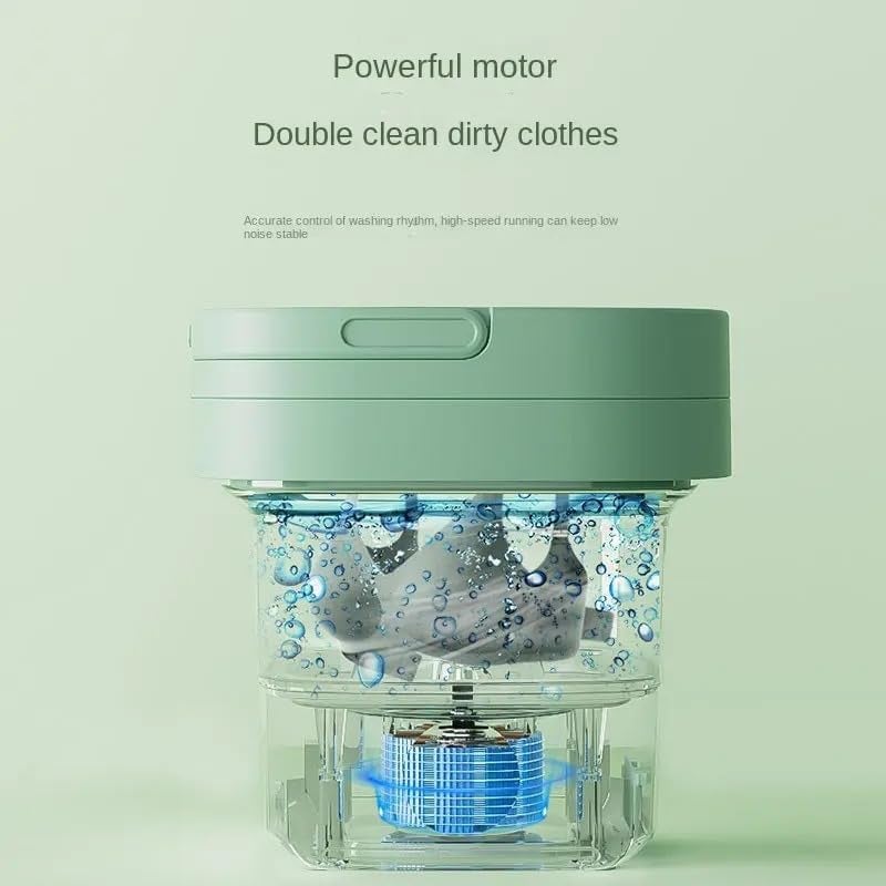 Heattack FITIJA SeMi AuToMaTiC FoLdInG 11L SmAlL MiNi WaShInG MaChInE WiTh DrYeR DeEp CLeAnInG FoR UnDeRwEaR WaShINg MaChInE ClOtHeS WaShEr10  - Image 4