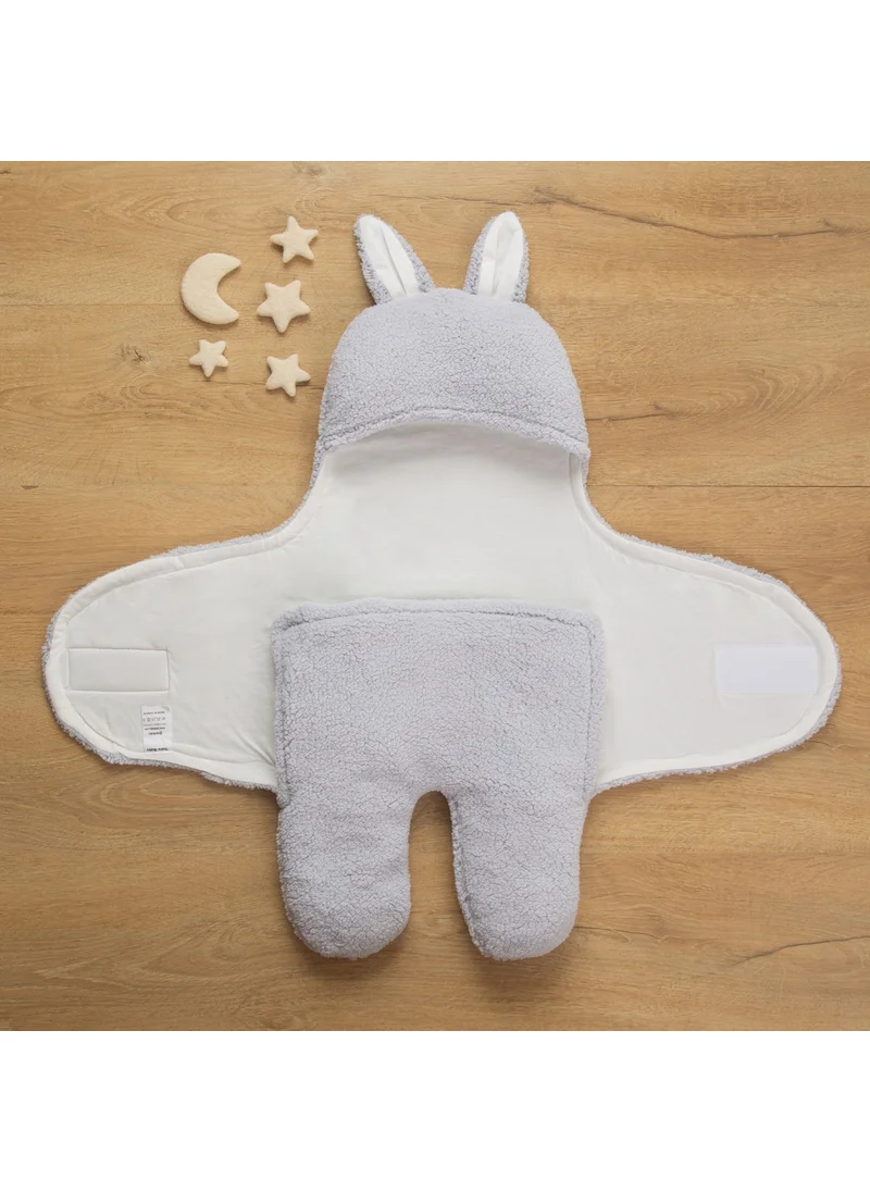 Sarebaby Cute Rabbit Series Winter Baby Sleeping Bag 0-9 Months Natural Cotton Lined Unisex 1.5 Tog