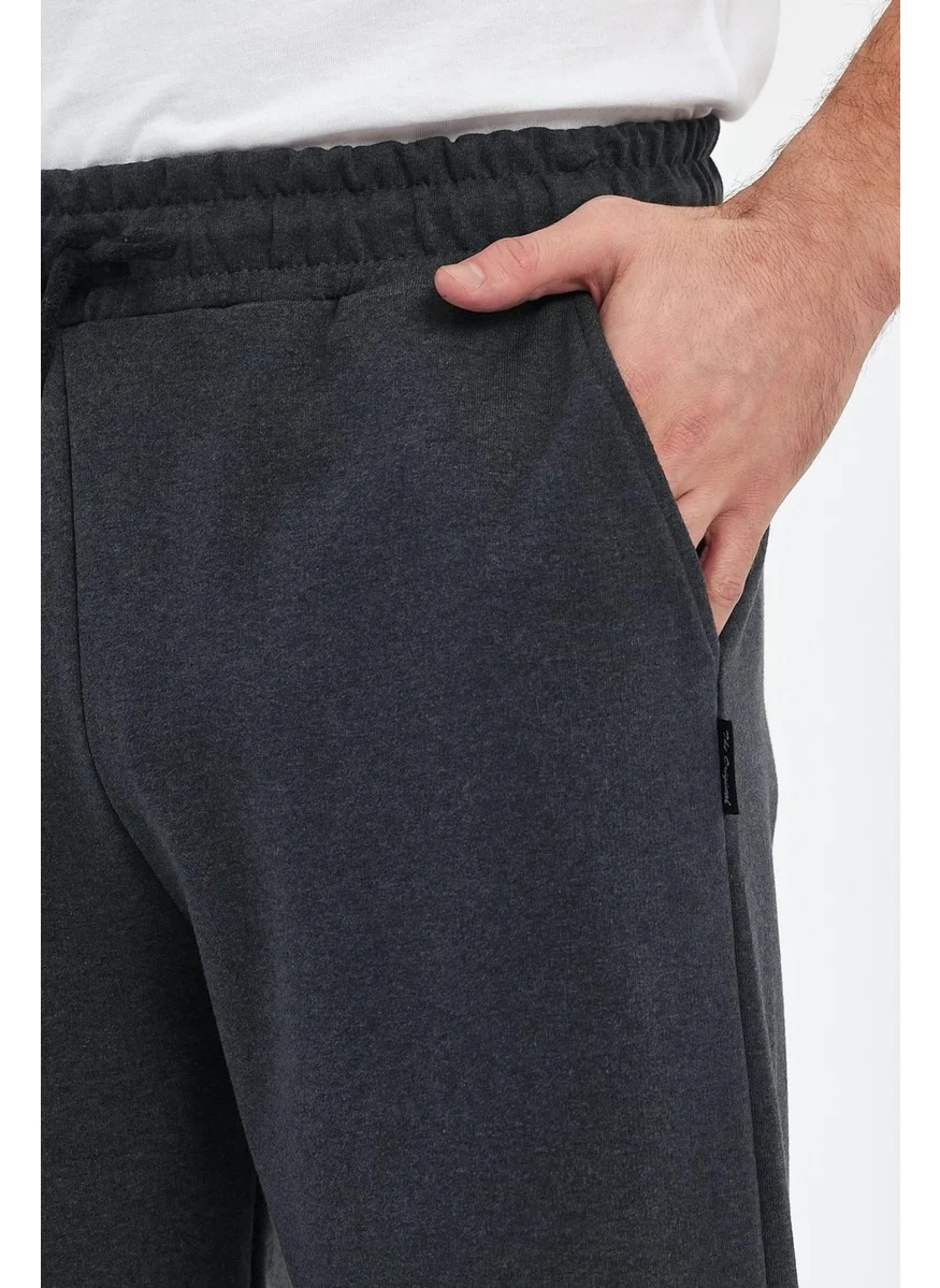 mmetalic Men's 2-Pack Side Pocket Bermuda Knee Length Capri Adjustable Elastic Waist Long Shorts