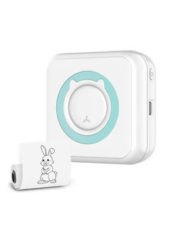 Mini Pocket Sticker Printer, SYOSI 1Pcs Bluetooth Wireless Portable Mobile Printer Machine Thermal Printer for Notes, Memo, Photo, Pocket Label Receipt Printer Compatible with iOS & Androi