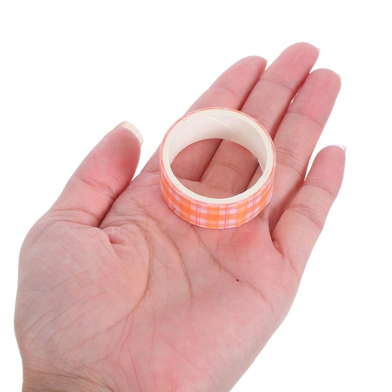 VILLCASE 32 Rolls Grid Washi Tape 2m Each, Decorative Adhesive Masking Tape for Scrapbooking, DIY Crafts, Journaling, Planners, and Wrapping Supplies - Image 4