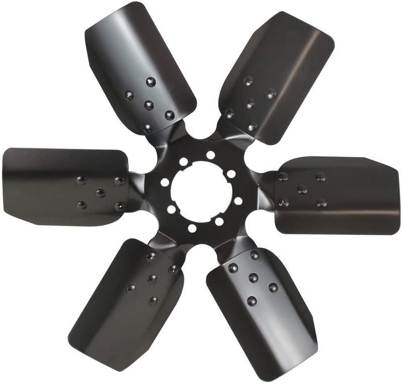 17117 Heavy Duty Fan Blade Series 1000 17" Steel Clutch Fan Standard Rotation , Black