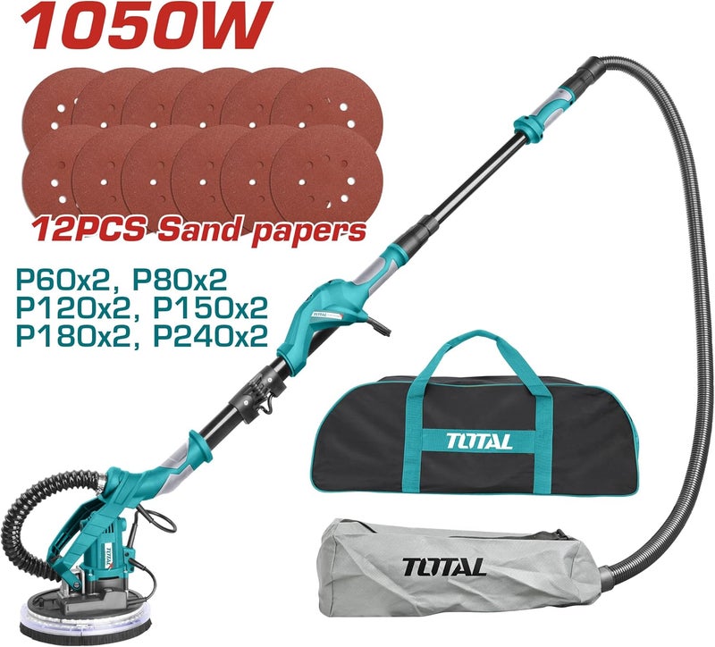 TOTAL TWS10501 1050W Drywall Sander with LED Lights - Image 2