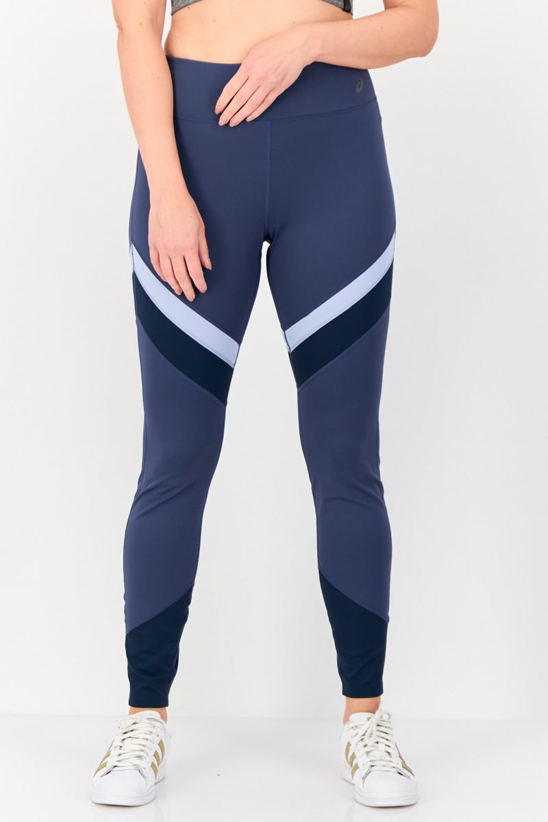 asics Women Sportswear Fit Training Leggings, Navy Blue - Image 1