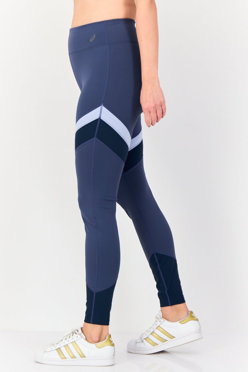asics Women Sportswear Fit Training Leggings, Navy Blue - Image 2
