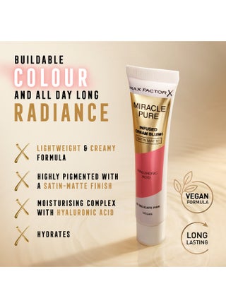 Miracle Pure Cream Infused Blush - Soft Peach, 15ml - view 4