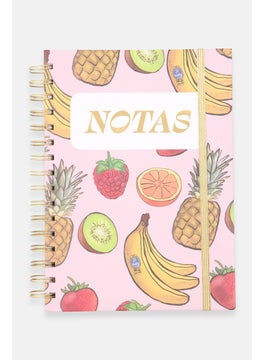 Paperbuzz Large Chunky Journal 316 Pages With Pen, Pink  - Image 1