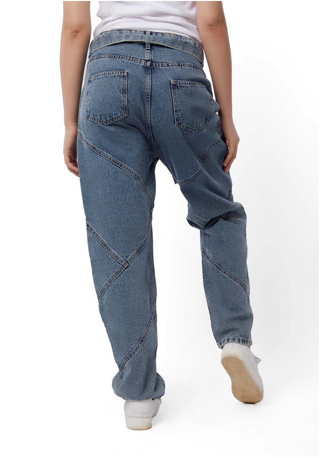 Premoda - Fancy Boyfriend Denim Jeans - Image 1