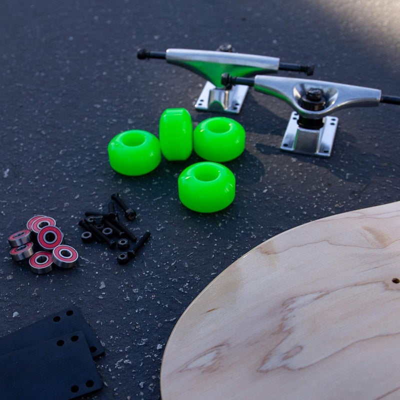 Cal 7 Skateboard Complete Combo with 139 mm Trucks, 52 mm Wheels, Bearings, Durable Skateboard Hardware Kit, Starter Set for Standard Skateboards - Image 3
