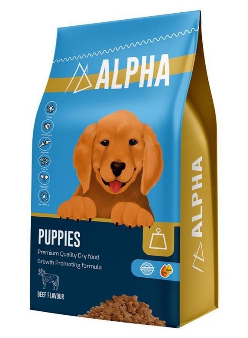 ألفا دراى فود للكلاب الصغيرة طعام جاف ممتاز 10 كجم