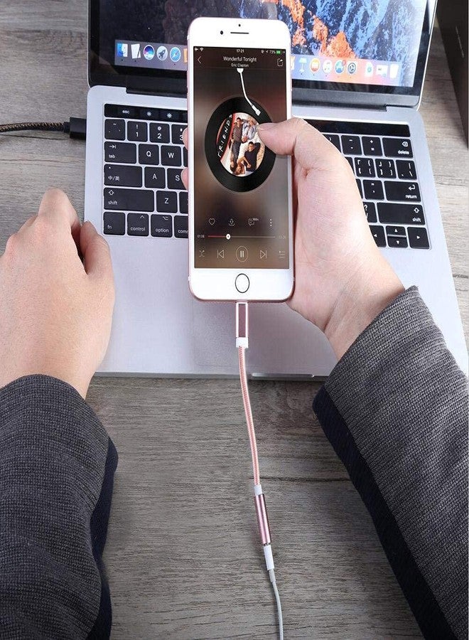 Wahbite 3 in 1 Nylon Braided Aux Cord Adapter Combined Sets for iPhone 12 11 Xs Max XR X 8 7 6 5 to Car/Home Stereo/Speaker/Headphone, Lightning to 3.5mm Audio Jack Adapter + 3.5mm Auxiliary Cable - Image 5
