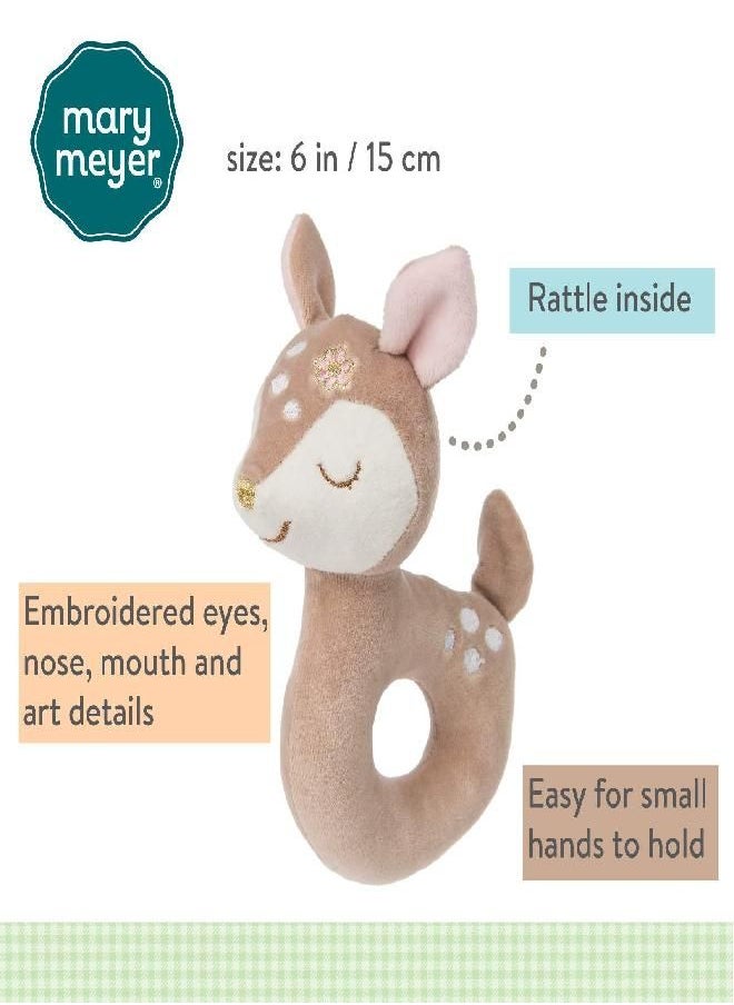 Mary Meyer - Mary Meyer Baby Rattle, Itsy Glitzy Fawn - Image 1