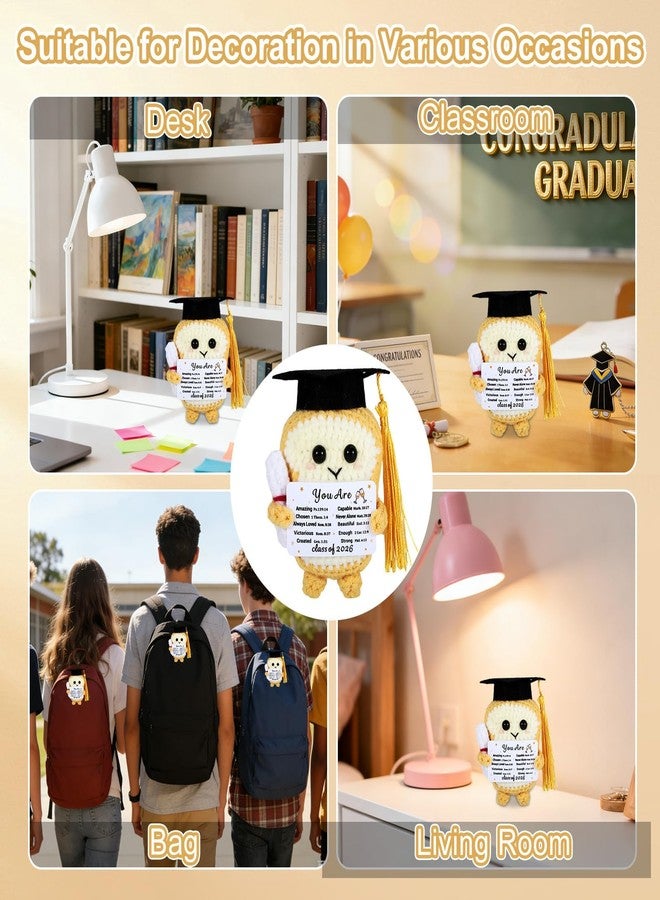 NUBARKO 2026 Graduation Gifts for Girls Her Him Class of 2026 Christain College Graduation Gifts for Boys Him Her Men Graduation Decorations Toast Emotional Crochet End of Year Students Gifts from Teacher - Image 5