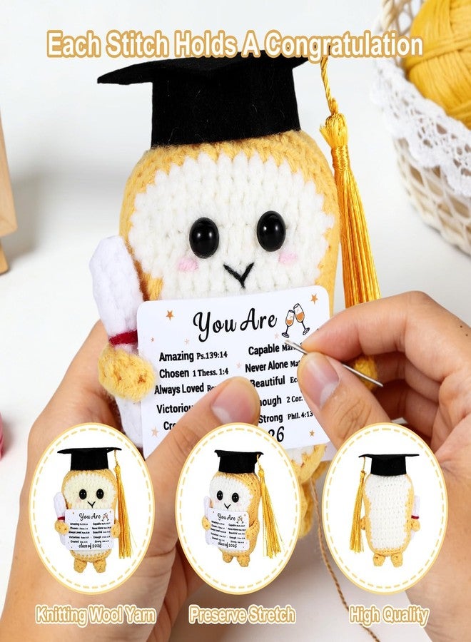 NUBARKO 2026 Graduation Gifts for Girls Her Him Class of 2026 Christain College Graduation Gifts for Boys Him Her Men Graduation Decorations Toast Emotional Crochet End of Year Students Gifts from Teacher - Image 2
