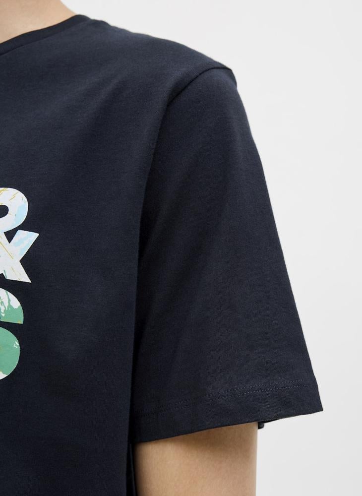 JACK & JONES Graphic Crew Neck Regular Fit T-Shirt - Image 4