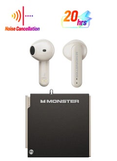 Monster XKT17 Gaming Headset: TWS Wireless Bluetooth Earphones With Sport Earbuds, Noise Reduction, Low Latency, Headphones Mic