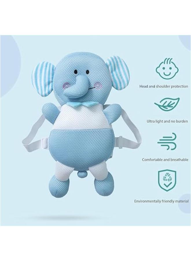 HOOKOR Baby Head Protector Backpack,Toddler Baby Head Protection Cushion Backpack Wear, Toddler Toddler Head Protector,Cute Cartoon Design,Baby Gifts for 0.5-3 Years 6-12 Months - Image 2