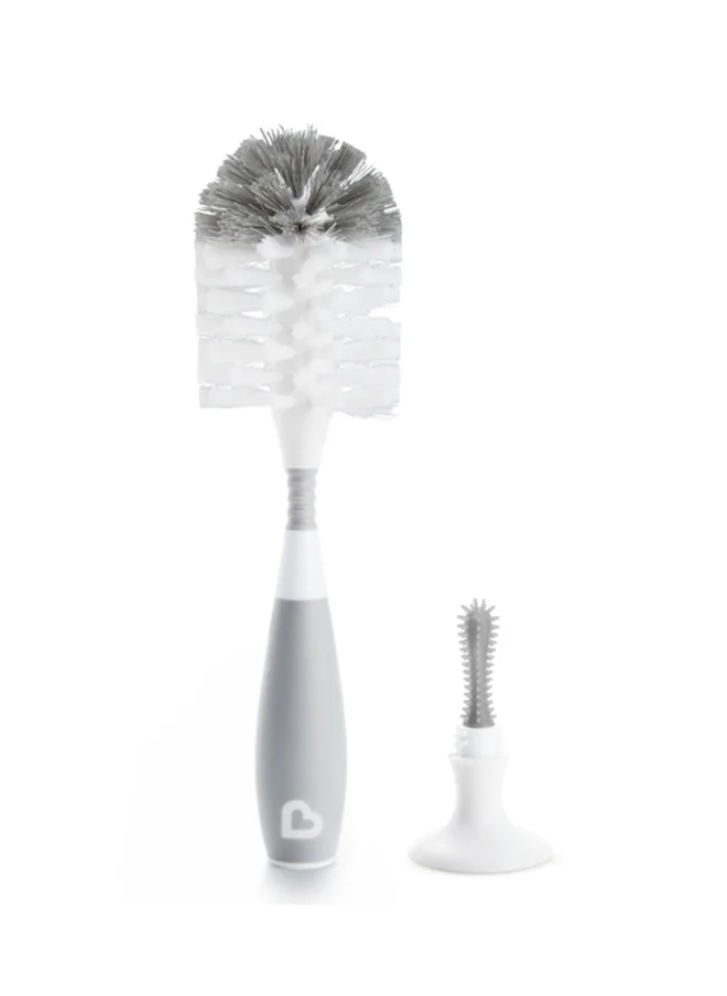 Munchkin Bristle Bottle Brush -  Grey