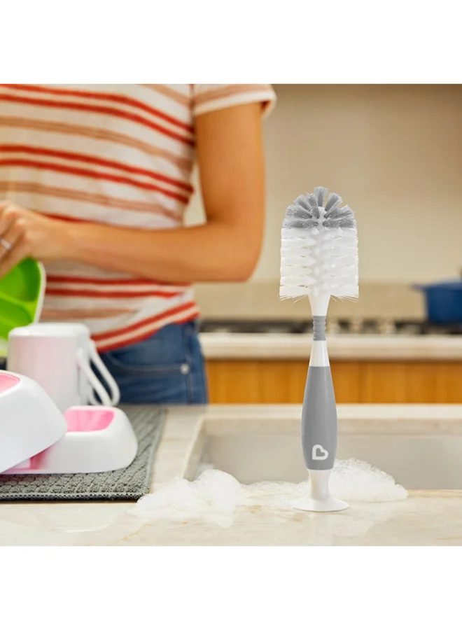 Munchkin Bristle Bottle Brush -  Grey