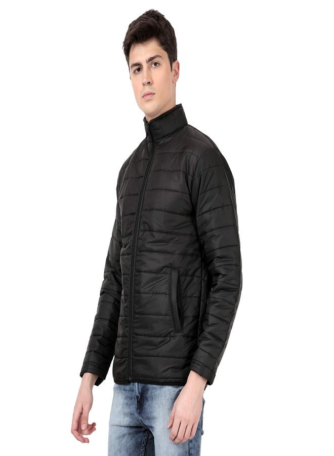 Scott International جاكيت رجالي مبطن بأكمام طويلة من سكوت إنترناشونال (SS21_TW-FSLV-BL-XXXL، أسود) - Image 5