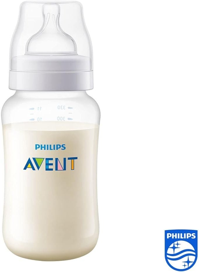 فيليبس زجاجة رضاعة ضد المغص – سعة 330 مل، عملي وسهل الاستخدام – متوافقة مع صمام الهواء - Image 4