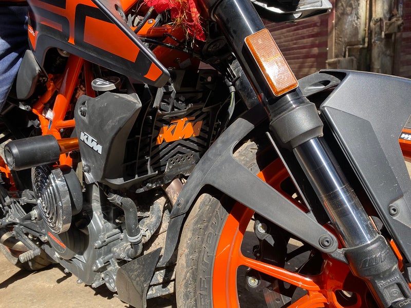 SGTB Heavy Radiator Guard KTM RC Duke 125 200 250 390 BS6 New Models Radiator Grill - Image 3
