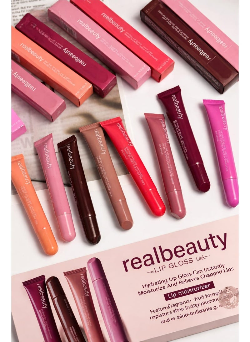REALBEAUTY Real Beauty 8-Piece Lip Gloss Set - Image 1