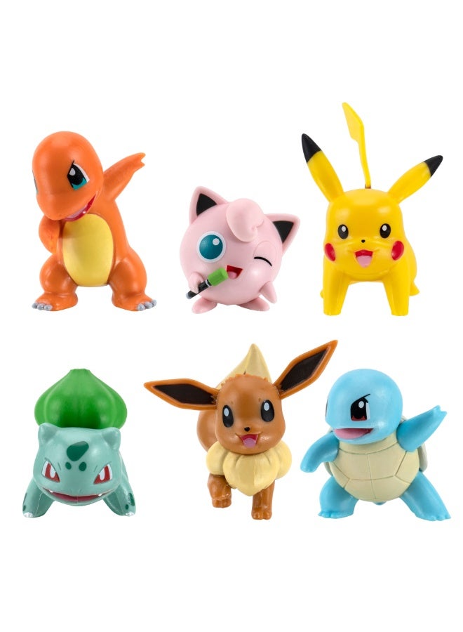 Pokemon مجموعة شخصيات معركة بوكيمون 6 في 1، مجموعة متنوعة 1 (قد يختلف النمط واللون) | شخصيات قابلة للجمع | شخصيات حركة | شخصية عرض | هدية مثالية للأطفال وجامعي التحف - Image 2