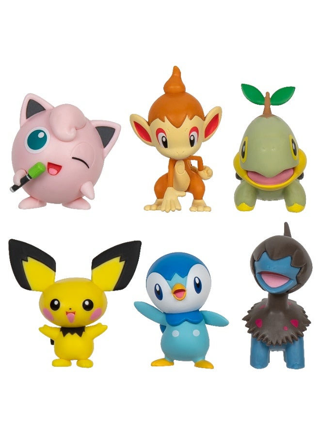 Pokemon مجموعة شخصيات معركة بوكيمون 6 في 1، مجموعة متنوعة 1 (قد يختلف النمط واللون) | شخصيات قابلة للجمع | شخصيات حركة | شخصية عرض | هدية مثالية للأطفال وجامعي التحف - Image 4