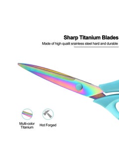 Y&D 3 Pack Craft Scissors, Multipurpose Scissors Tool Set Great for Office, Sewing, Arts, School and Home Supplies  - Image 3