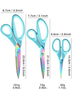 Y&D 3 Pack Craft Scissors, Multipurpose Scissors Tool Set Great for Office, Sewing, Arts, School and Home Supplies  - Image 5