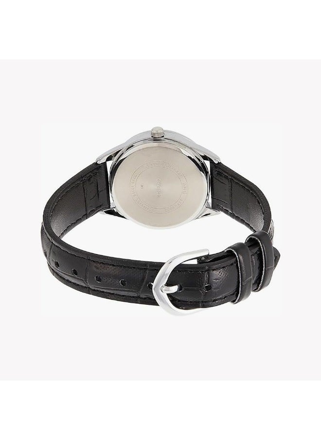 CASIO - Leather Analog Watch LTP-V005L-7AUDF - Image 1